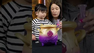 Magic Mixies Magical Misting Cauldron Surprise Review Interactive Pink Plush Toy Sounds Reactions 4K