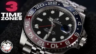 ROLEX Pepsi : How to show 3 timezones on a Rolex GMT Master 2 | ⌚️WatchTheReview⌚️