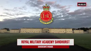 Commandant's Parade in the Royal Military Academy Sandhurst 9 April 2021