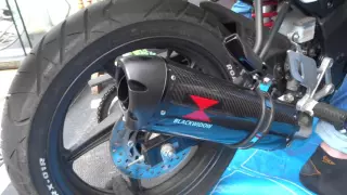 Upgrading my CBR125R - Black Widow exhaust