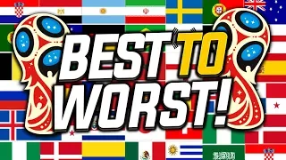 EVERY 2018 WORLD CUP KIT RANKED BEST TO WORST