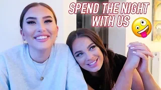 SPEND THE NIGHT WITH US! Love Island, Date Night & More | Hannah Renée