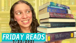 Overwhelmed by all the books! || FRIDAY READS || July 2021 [CC]