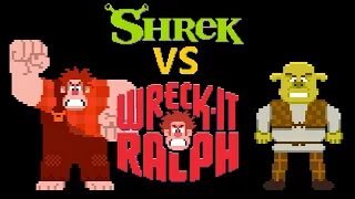 Shrek Vs Wreck-it Ralph Full Fight (f**king epic)