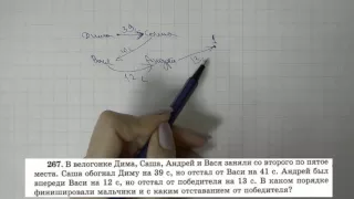 Решение задания №267 из учебника Н.Я.Виленкина "Математика 5 класс" (2013 год)