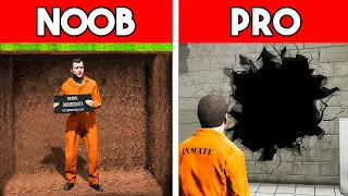 NOOB vs PRO: PRISON ESCAPE... in GTA 5