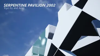 Serpentine Gallery Pavilion 2002 // A Virtual Reality Recreation