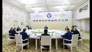 Президент Ильхам Алиев принял участие в заседании Совета глав государств СНГ в узком составе