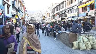 Leh ladakh walking street main bazaar 😍😍 @ladakhexpress #leh