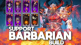 Best Barbarian Support Build Guide in Diablo Immortal