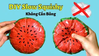 How to Make Watermelon Squishy Without Cotton | DIY Watermelon Slow Squishy