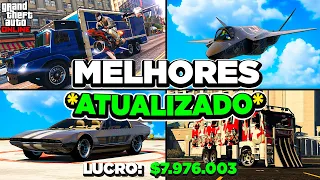 10 MELHORES VEÍCULOS e ESQUEMAS para JOGADORES SOLO! GTA ONLINE