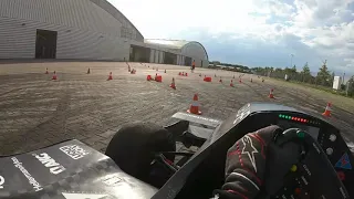 Formula Student Drivers Eye Onboard - High Speed Karlsruhe - Testing Laps