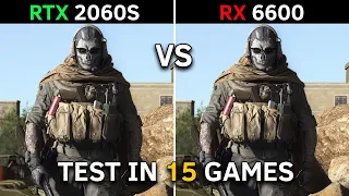 RTX 2060 SUPER vs RX 6600 | Test In 15 Latest Games