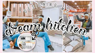 DESIGNING MY DREAM KITCHEN !!!| SHOP WITH ME FOR Tile, Counters, & Cabinets!| #FIXERUPPER VLOGMAS