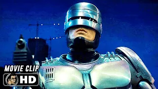 Dead Or Alive Scene | ROBOCOP (1987) Sci-Fi, Movie CLIP HD