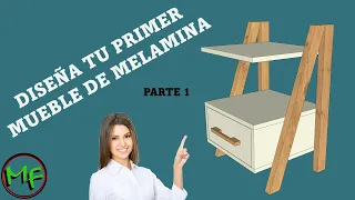 Aprende a diseñar muebles de melamina con sketchup  parte 1