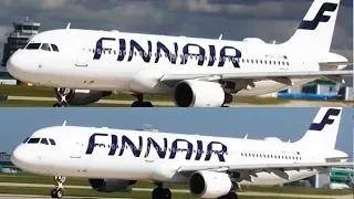 Finnair A320-214 & A321-211 | OH-LXA & OH-LZB at Mannchester Airport | RWY23L