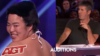 Japanese Dancer : STRIPS to Impress Julianne Hough! Will It Be Enough?   | America's Got Talent 2019