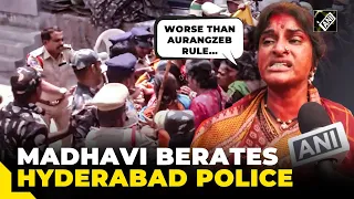 “Worse than Aurangzeb rule…” BJP’s Madhavi Latha berates Hyderabad Police for arresting BJP workers