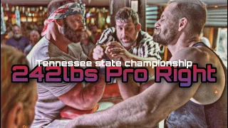 242lbs Pro Right - 2022 Tennessee State Armwrestling Championship