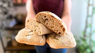 How to Prepare Ciabatta with Sourdough at Home | Artisanal Bread Recipe