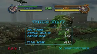 Glitch: Orga continuously dies - Godzilla Save The Earth [PS2]