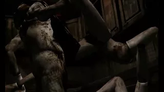 Pyramid Head doing his thing (Silent Hill 2)