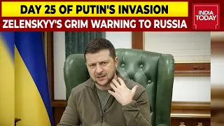 Zelenskyy’s Grim Warning To Russia Amid Fears Of Moscow Stalling Peace Talks | Day 25 Of Invasion