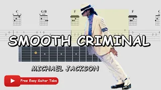 Smooth Criminal Michael Jackson - Guitar Tab
