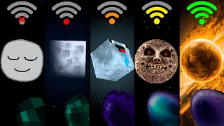 Minecraft: moon with different Wi-Fi