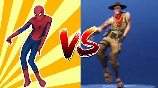 FORTNITE DANCE CHALLENGE!! - (SPIDERMAN HOMECOMING) Part.1