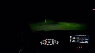 (POV) Audi Q5 Night Time Drive (Silent)
