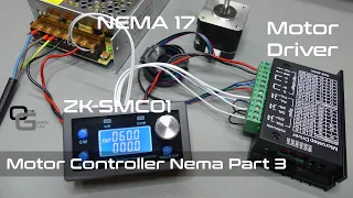 HOW-TO: Motor Controller for NEMA Motors SMC01 with External Driver Part 3