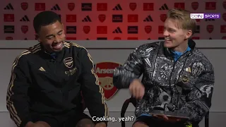 Arsenal stars Odegaard and Jesus answer the big questions