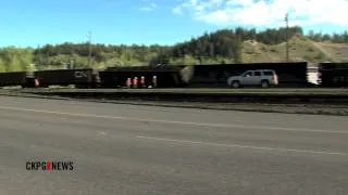 Train Goes Off Tracks In Rail Yard