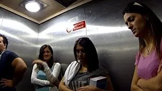 Elevator Sneeze (Social Experiment)