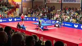 Timo Boll - Ruwen Filus @ Düsseldorf 02/04/2017 (private video HD)