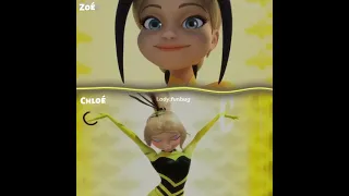 Vesperia vs Queen Bee Transformation (Side by Side)