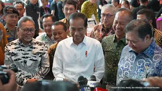Keterangan Pers Presiden Jokowi Saat Kunjungi IIMS 2024, JI-Expo Jakarta, 15 Februari 2024