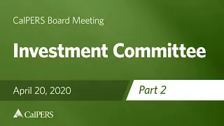 Investment Committee - Part 2 | April 20, 2020