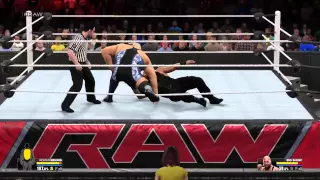 WWE 2K15 as Roman Reigns vs Big Show -PS4