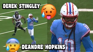 DeAndre Hopkins Vs Derek Stingley Jr 🔥👀 Titans Vs Texans 2023 highlights (WR Vs CB)