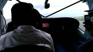 Taking off from Dar Es Salaam to Zanzibar - ZanAir Cessna