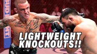 Top 5 Lightweight UFC Fighter Knockouts & Submissions