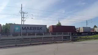 Freight train 5016 arrives to Raahe freight station