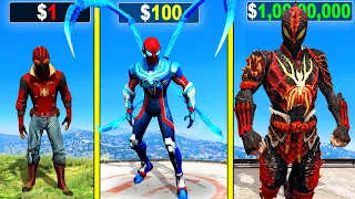 $1 SPIDERMAN To $1,00,00,000 ULTIMATE SPIDERMAN in GTA 5