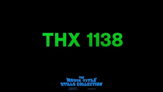 THX 1138 (1971) title sequence