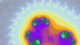 Mandelbrot set zoom video with varied shapes