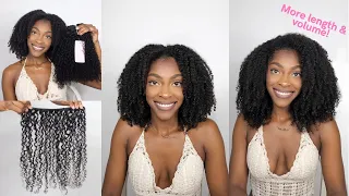 CURLSQUEEN Clip-In Extensions | Install & Review